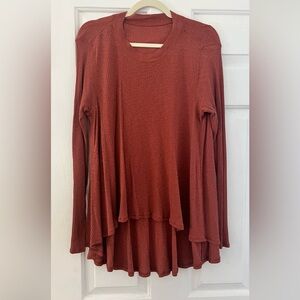 Lululemon Dare to Drape, Rustic Clay Orange, Size Medium, Brand New Never Worn